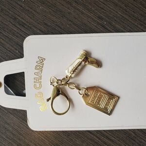 Nashville Cowboy Boot Bag Charm Keychain NWT
